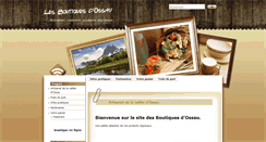 Desktop Screenshot of boutiques-ossau.fr