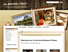 Tablet Screenshot of boutiques-ossau.fr